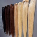 Culík/cop příčesek -100% lidské Remy vlasy 60 cm, blond