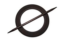 Spona na záclonu Retro - hnědá