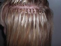 MICRO RING 100% Indické vlasy k prodloužení REMY, tmavá Blond 46,55cm