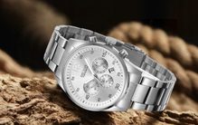 Luxusní pánské hodinky MEGIR 2010G - silver