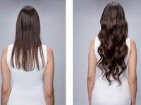 CLIP IN vlasy - 100% Lidské vlasy k prodloužení REMY, přírodní Blond - extra dlouhé 57 cm