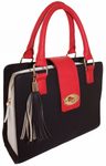 Luxusní a originální kabelka LANZAROTTE - red/ black