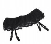 Sexy podvazkový pás - černý