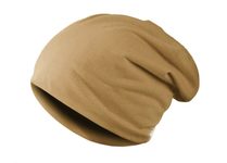 bavlněná čepice BEANIE MUSTARD