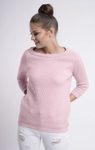 Dámský stylový svetr - Pink