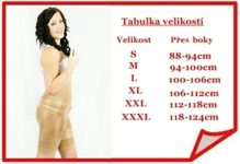 Anticelulitidní stahovací trikot WL4915 s ramínky a hygienickým otvorem