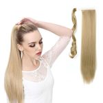Culík/cop příčesek -100% lidské Remy vlasy 60 cm, blond
