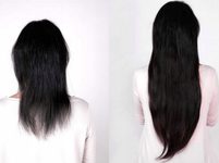 CLIP IN vlasy - 100% Lidské vlasy k prodloužení REMY, platinová Blond - extra dlouhé 57 cm