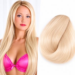 100% Východovropské vlasy KERATIN, přírodní blond 45,50,55 a 60cm