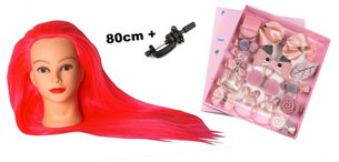 Dětská sada - Česací hlava Eva  – česací sada a doplňky do vlasů pro malé i velké - stojan ZDARMA!