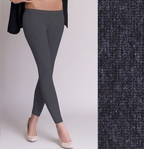 Dámské bavlněné legíny - graphit
