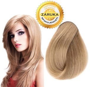 100% Východoevropské vlasy KERATIN, písečná blond 45,50,55 a 60cm