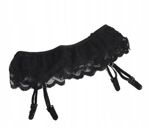 Sexy podvazkový pás - černý