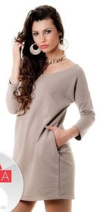 Dámská mikina/tunika - Mocca