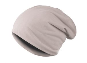 bavlněná čepice BEANIE BEIGE