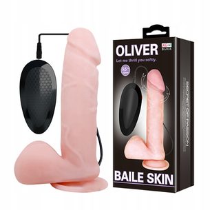 Velký rotační/vibrační penis BigBoss