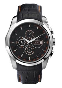 Pánské hodinky MEGIR oblíbený model PILOT Original - silver/black/orange