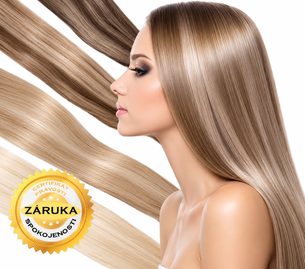 100% Středoevropské vlasy VIRGIN - melírované 35 - 70cm