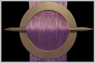 Provázková záclona Exkluzive- světle fialová