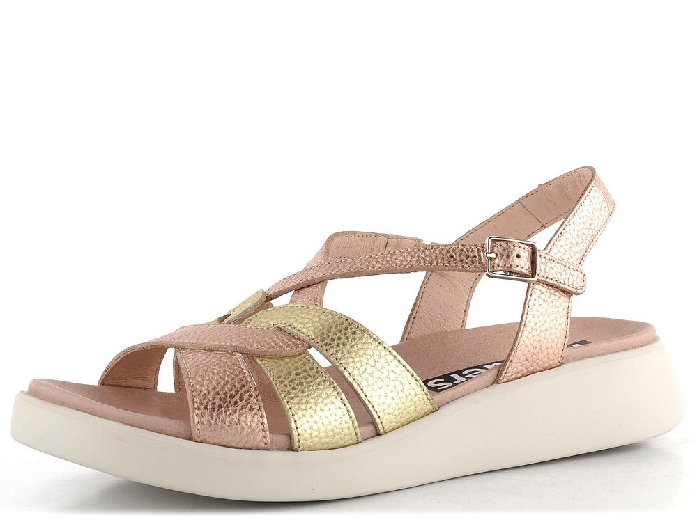 Wonders metalické sandály Rame/Platino/Rame C-6530 - 39