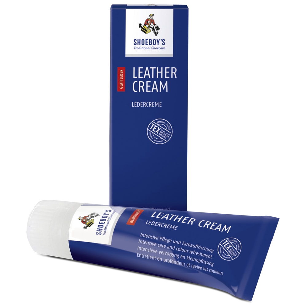 Shoeboy´s Leather Cream 75 ml středně hnědá