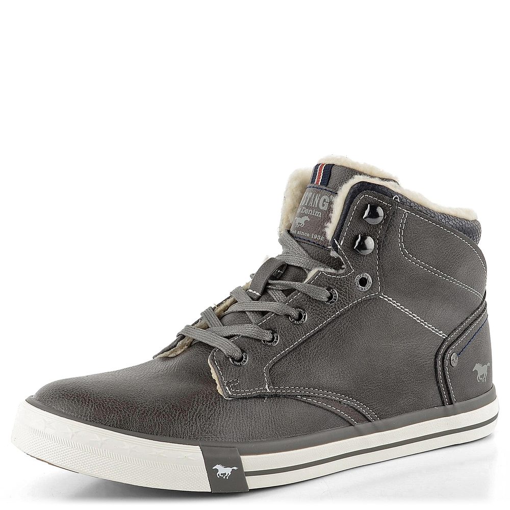 Mustang vyteplený kotník sneakers Dunkelgrau 4072-602 - 44