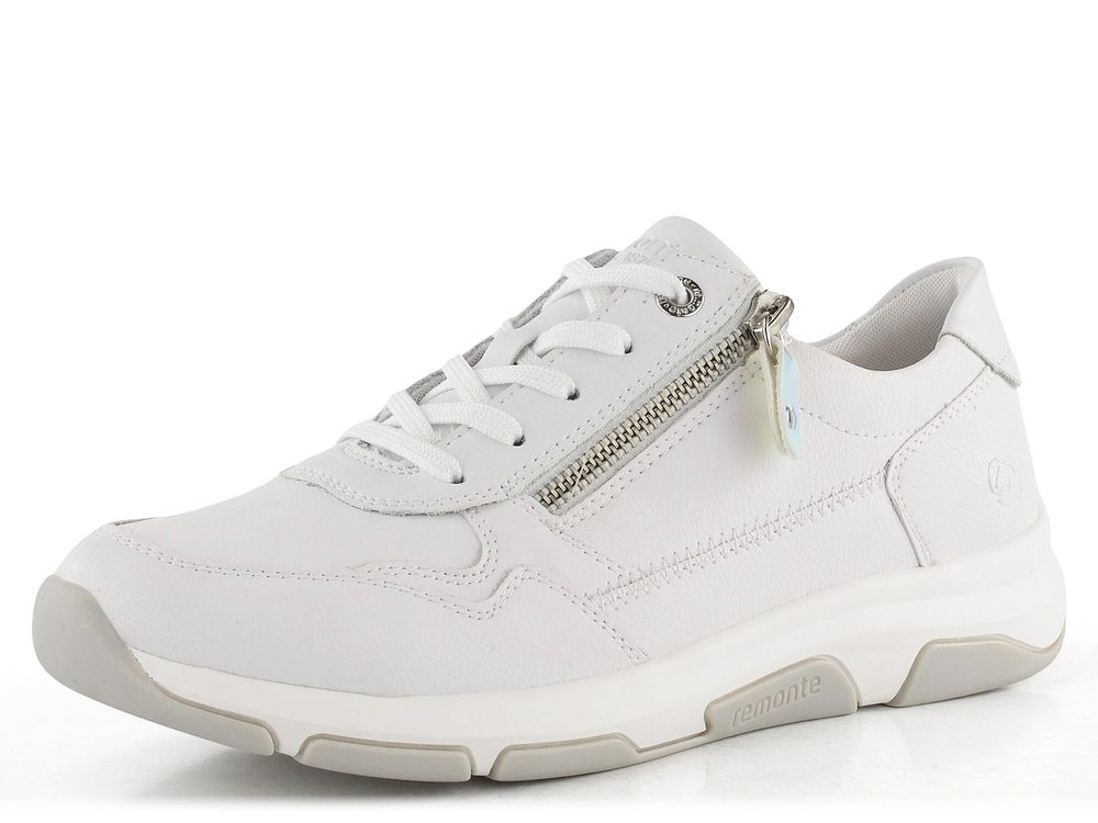 Remonte bílé tenisky se zipem D1S03-82 - 42