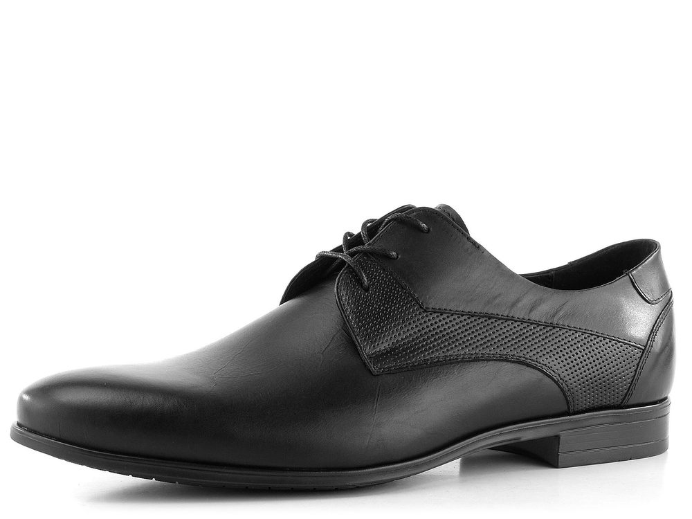 Barton elegantní černé polobotky M23101 - 41