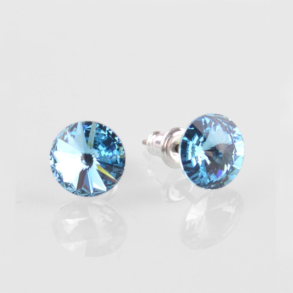 Náušnice Swarovski Elements tyrkysové Aqua Náušnice Swarovski Elements tyrkysové Aqua