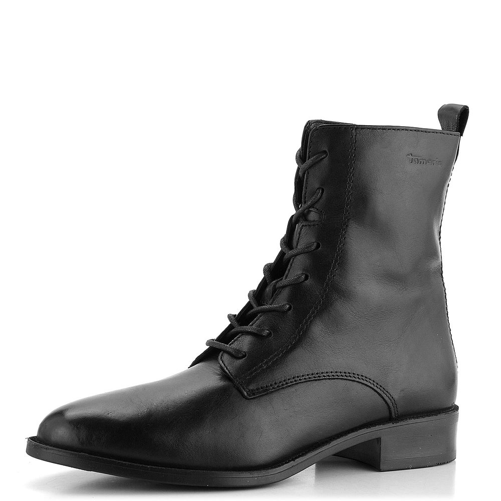 Tamaris šněrovací kotník Black 1-25119-41 - 40