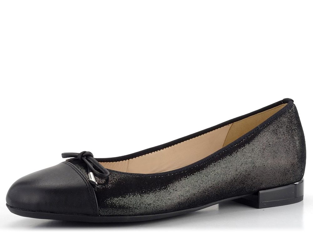 Ara širší vzorované baleríny Siena Black 12-20601-01 - 40