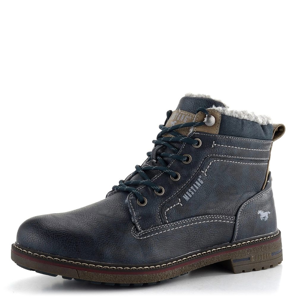 Mustang pánský vyteplený kotník Navy 4201-602-820 - 44