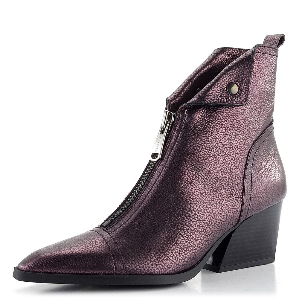 Hispanitas elegantní kotník s předním zipem rioja Sidney HI243598 - 37 Hispanitas elegantní kotník s předním zipem rioja Sidney HI243598 - 37