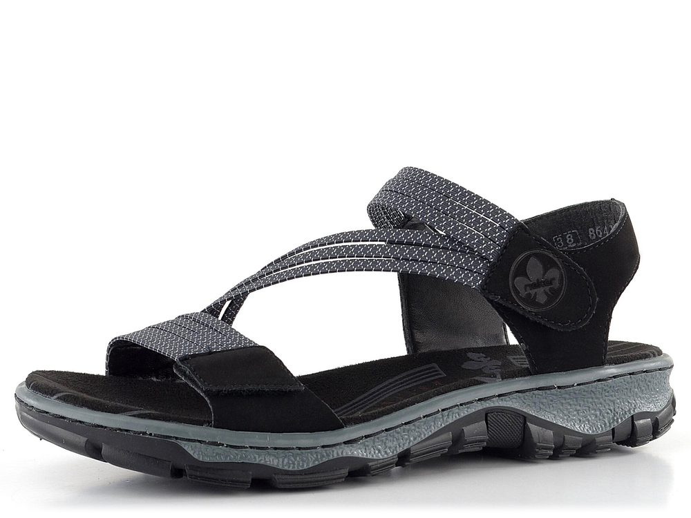 Rieker dámské sportovní sandály černé 68871-00 - 39