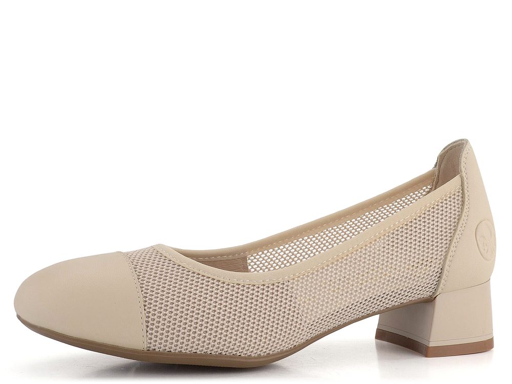 Rieker světlé lodičky offwhite 45065-80 - 40 Rieker světlé lodičky offwhite 45065-80 - 40