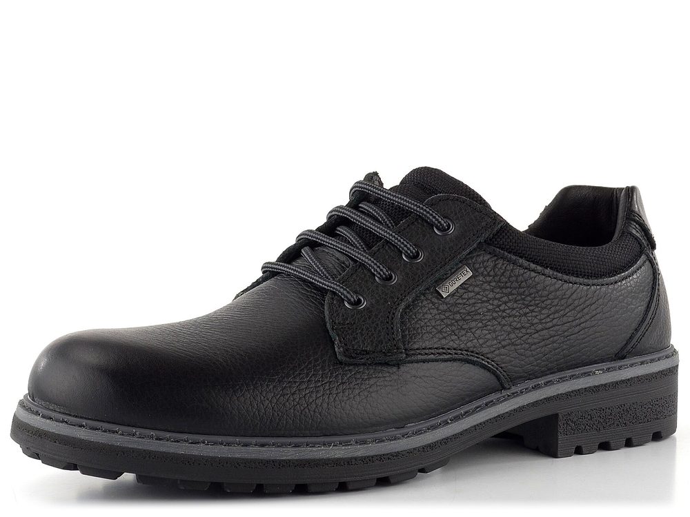 Ara pánské kožené polobotky s Gore-Tex Black Frederik 11-24716-01 - 40