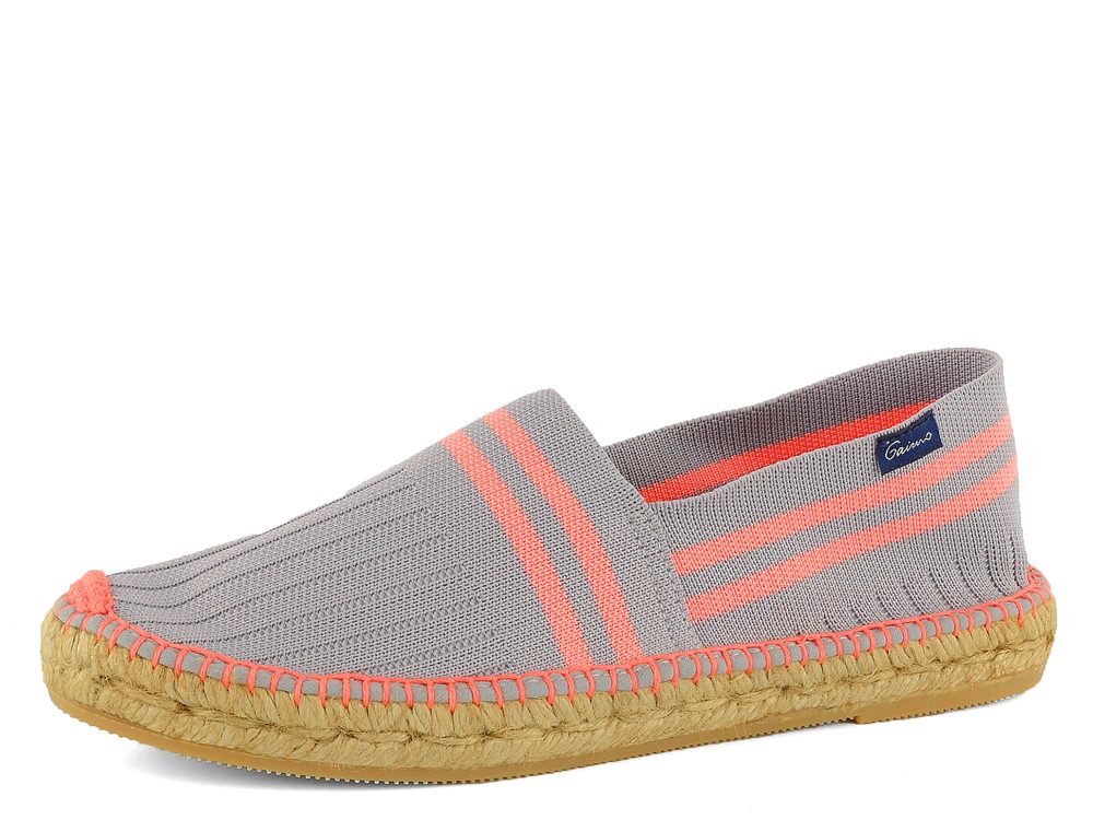 Gaimo Espadrilles mokasíny s proužky Atria Gris - 39