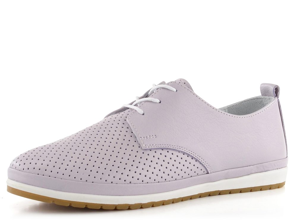 Looke polobotky s perforovanou špičkou Carolina light purple L0590_65 - 38