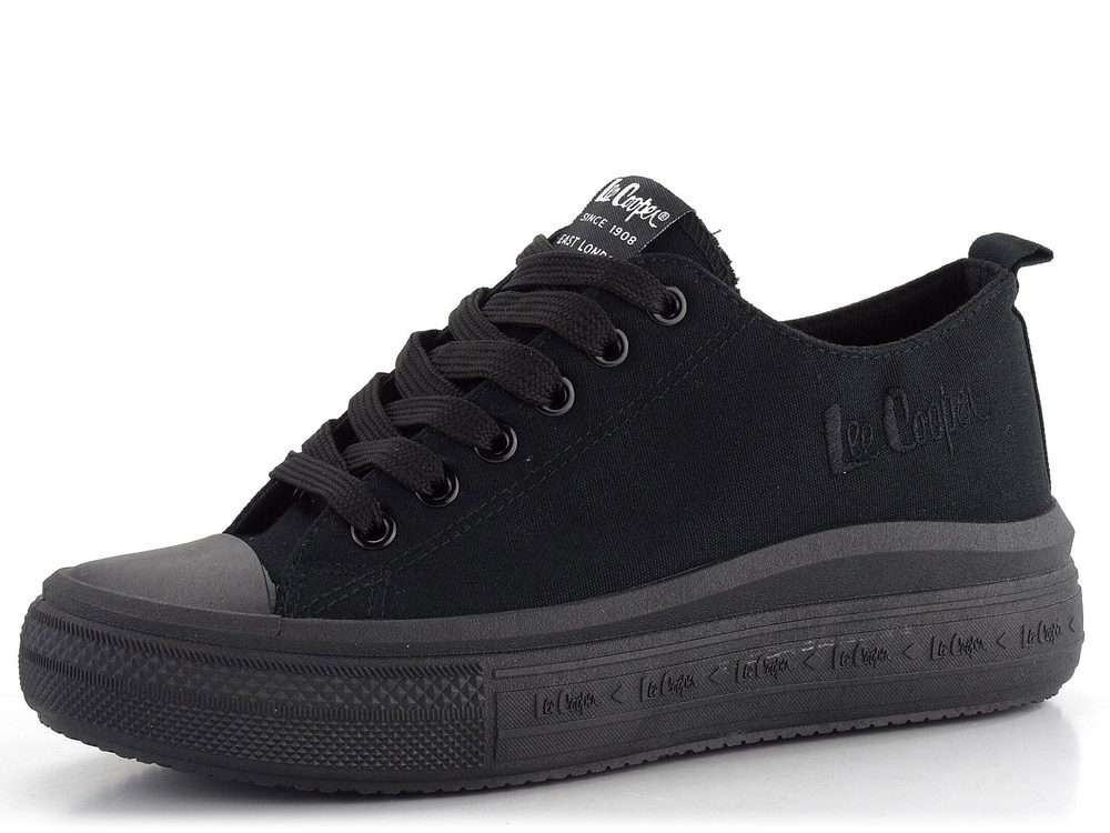Lee Cooper černé šněrovací tenisky LCW-23-44-1624LB - 37 Lee Cooper černé šněrovací tenisky LCW-23-44-1624LB - 37
