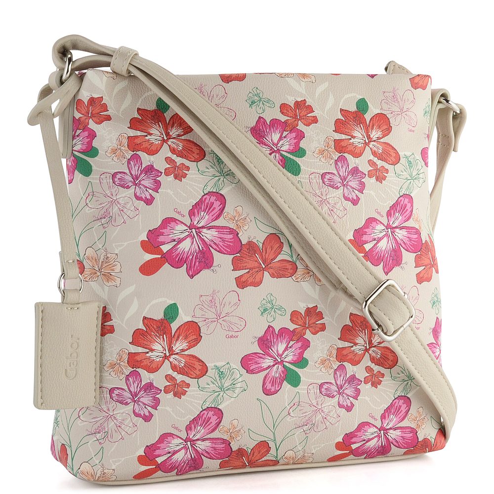 Gabor květinová crossbody kabelka Sophia Mixed Beige 010606