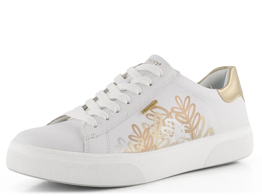 Remonte bílé tenisky s potiskem D2J00-81 - 37