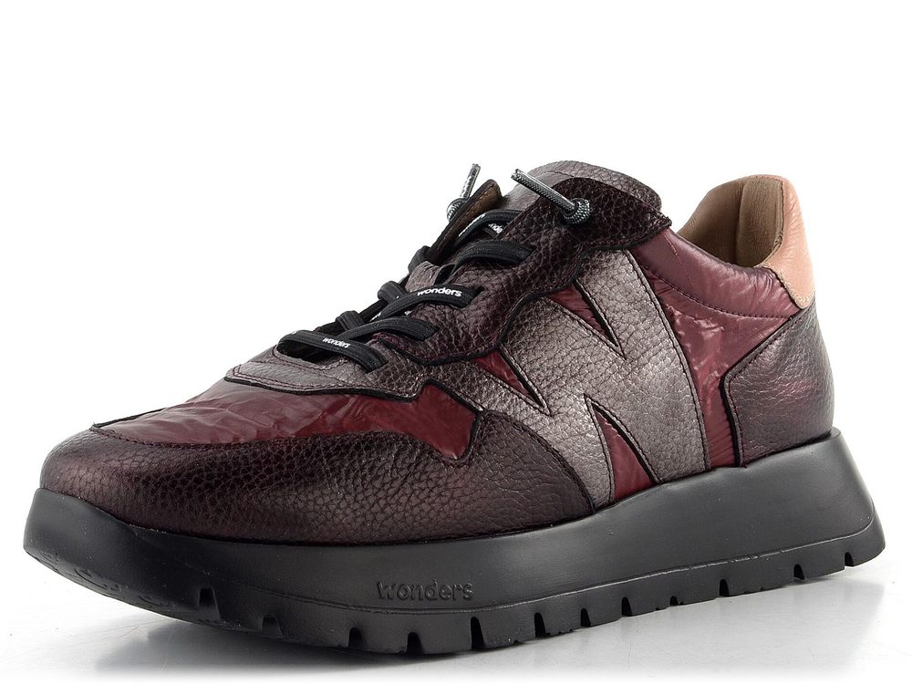 Wonders dámské tenisky na platformě cobre/burdeos/powder/plomo A-2491 - 40