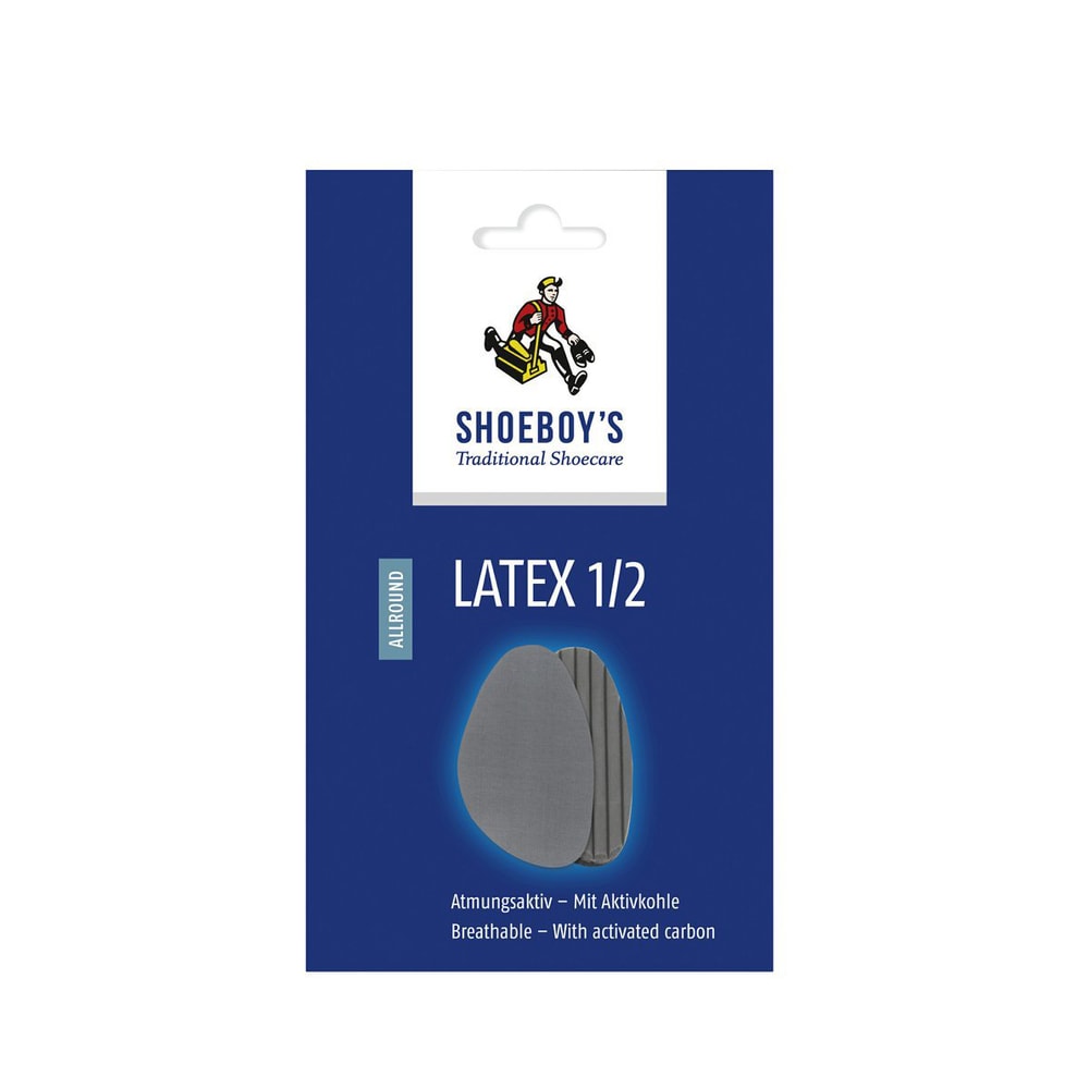 Shoeboy's komfortní půlvložky s aktivním uhlím Latex 1/2 - 41-42