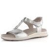 Ara dámské sandály s T-páskem Osaka Silber 12-34804-12