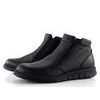 Ara pánský zipový kotník Leandro Black 11-35616-01