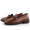 Ara užšie kožené mokasíny Kent Cognac 12-31241-09
