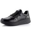 Ara širšie lakované tenisky Sapporo Schwarz 12-27540-11