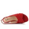 Ara dámske širšie sandále na podpätku Prato červené 12-25605-03