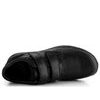 Ara pánska kožená členková obuv na suché zipsy Benjo Black 11-24648-01