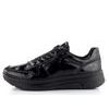 Ara širšie lakované tenisky Sapporo Schwarz 12-27540-11